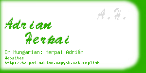 adrian herpai business card