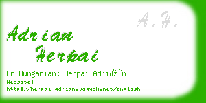 adrian herpai business card